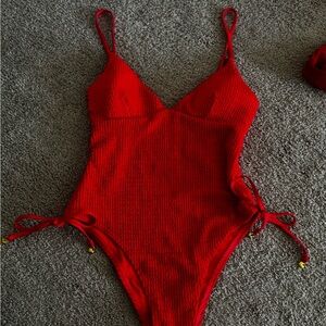 Betsy Johnson Vibrant Pink Swimsuit